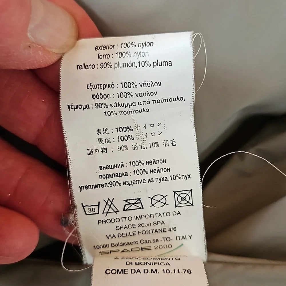 Down jacket made in Italy - Picture 9 of 11